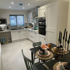 Interior of new home in Acrefair, Wrexham