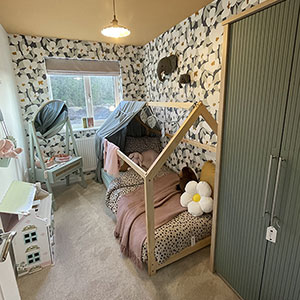 Interior of new home in Acrefair, Wrexham