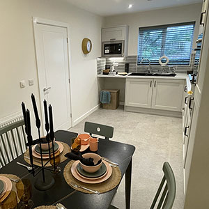 Interior of new home in Acrefair, Wrexham